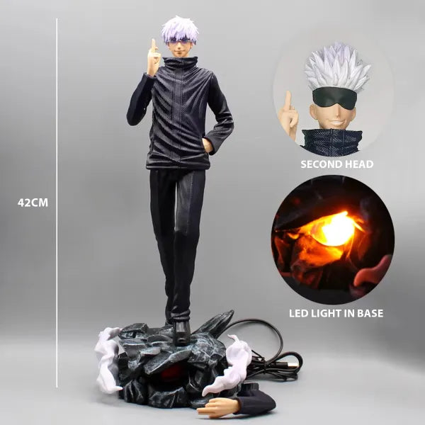 Double Ruler Gojo Jujutsu Kaisen: Gojo Dual Head 42cm - Premium Action Figure – The ...