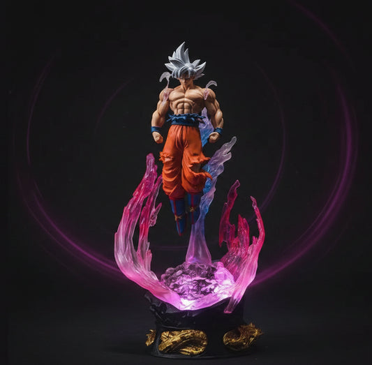 Dragon Ball Super Son Goku Ultra Instinct with Light Action Figure 25cm