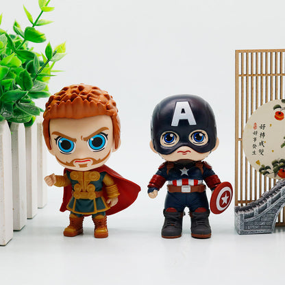 Cool Anime Marvel Miniature Action Figures Set of 6 Characters