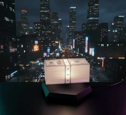 360° Levitating Money Floating GTA Cash Lamp - Levitating Money Stack LED Night Light for Gamers (Limited Edition) Pre-Order Only/-