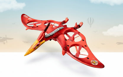 Dragon Remote Control Airplane, 2.4G EPP Foam Pterodacty with 6-Axis Gyro, Red, Stunt Roll and 360 Flip