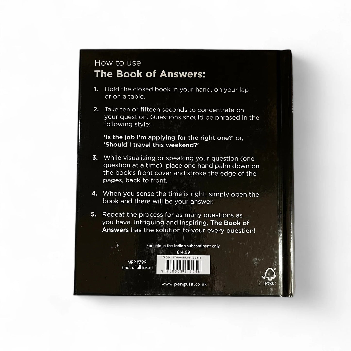 BOOK OF ANSWERS By Carol Bolt (Hardcover)
