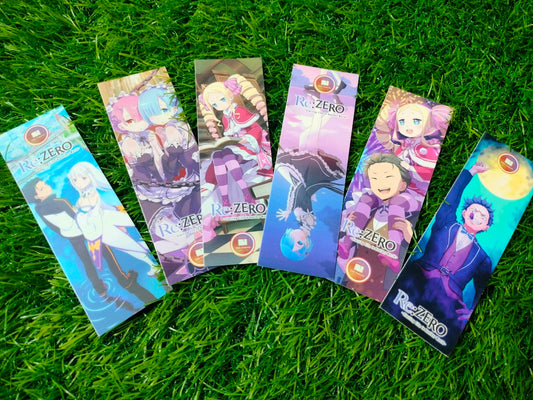 ReZero Theme Bookmarks (6 Pcs)