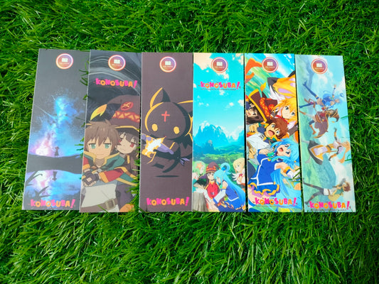 Konosuba Theme Bookmarks (6 Pcs)