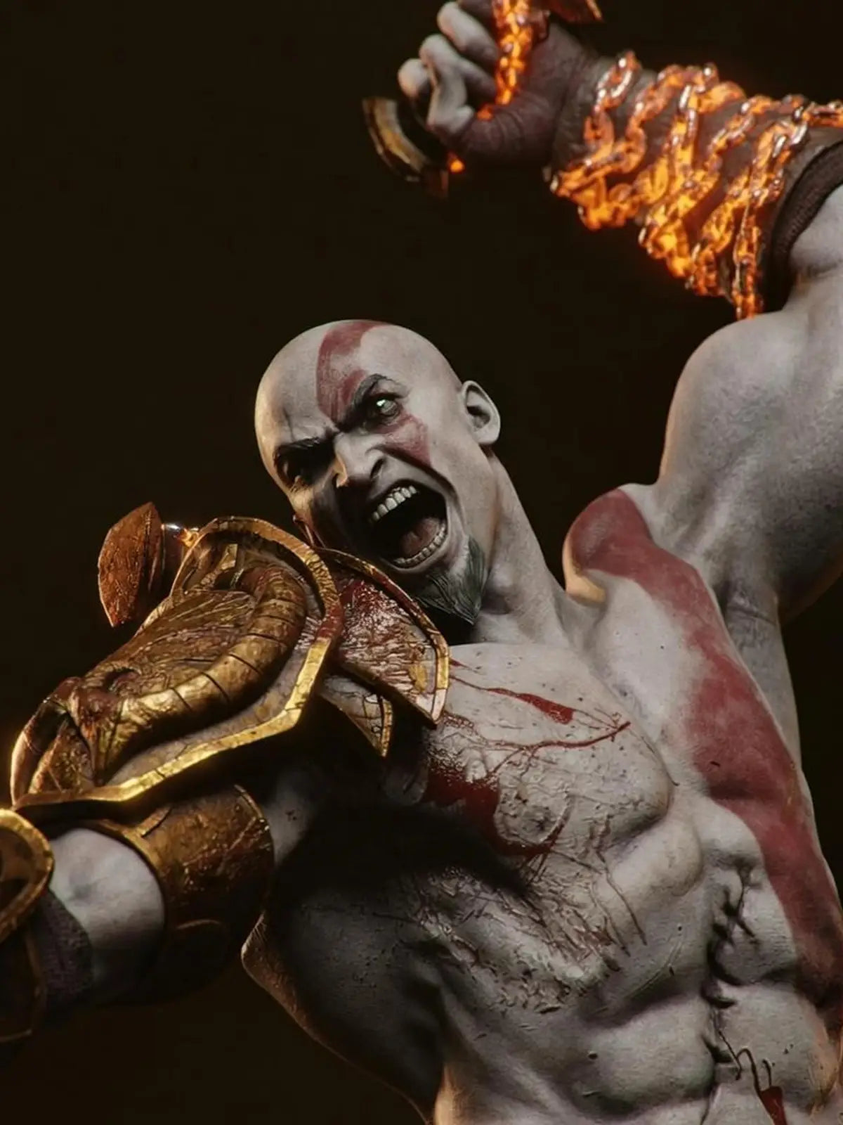 Kratos Resin Statue 1/6 Scale 3D Printed Figure by Tibs 3D Studio – Premium Collector Edition