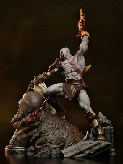 Kratos Resin Statue 1/6 Scale 3D Printed Figure by Tibs 3D Studio – Premium Collector Edition