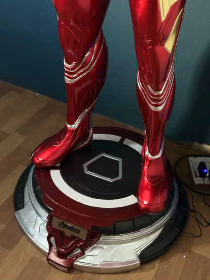 Iron Man Mark 50 Life-Size Figure with Base & Lights Premium Imported