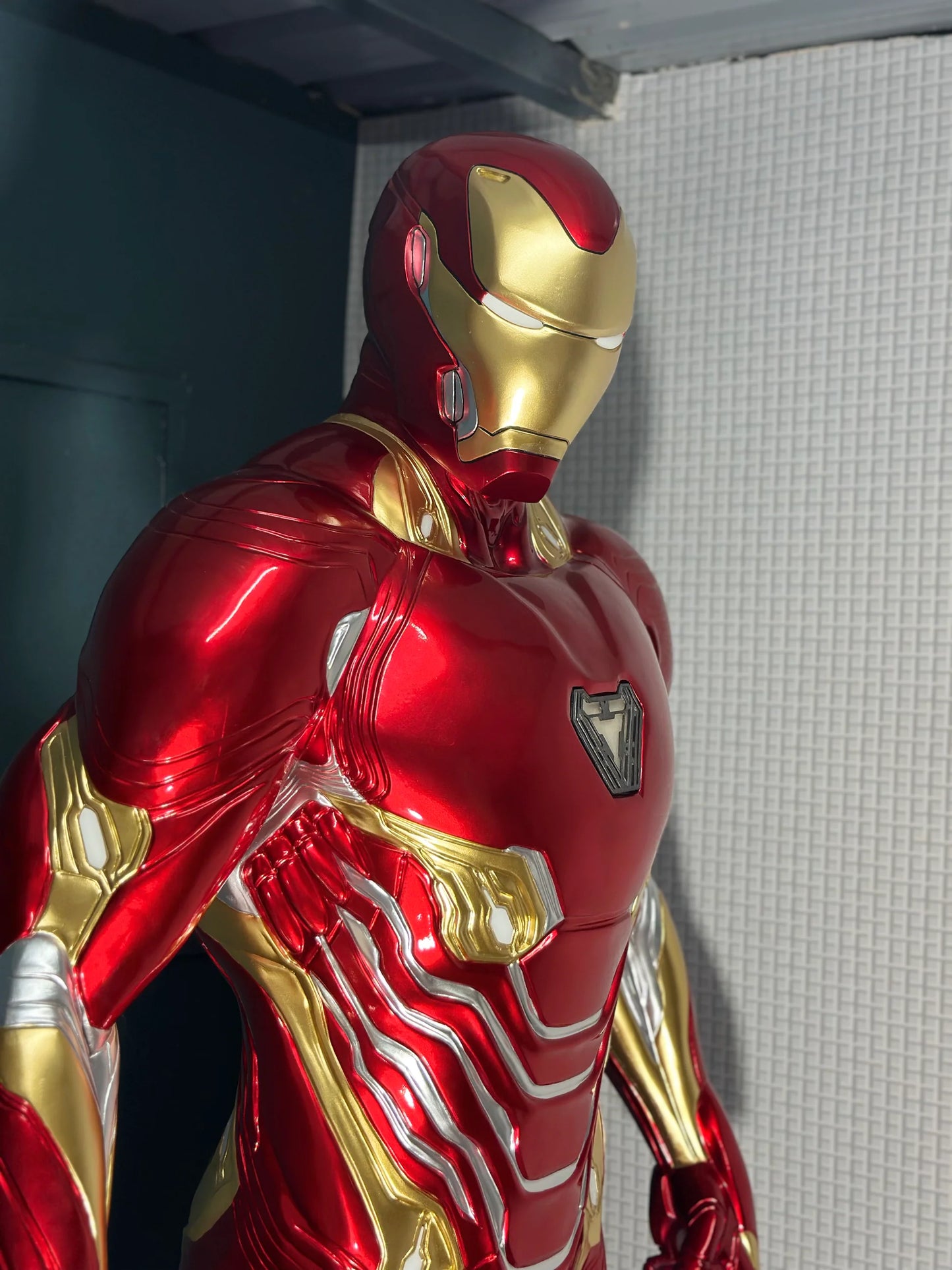 Iron Man Mark 50 Life-Size Figure with Base & Lights Premium Imported