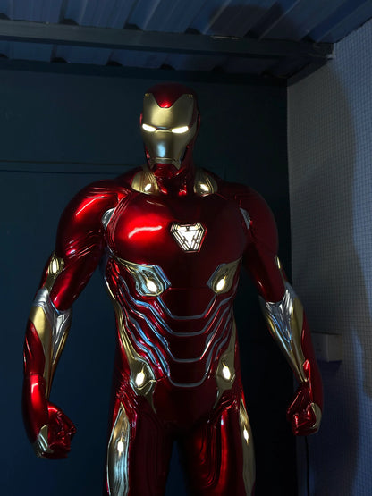 Iron Man Mark 50 Life-Size Figure with Base & Lights Premium Imported