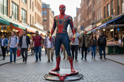 Spider Man Life Size Statue Neon Light Special Figure (Around 6.5 Ft size)