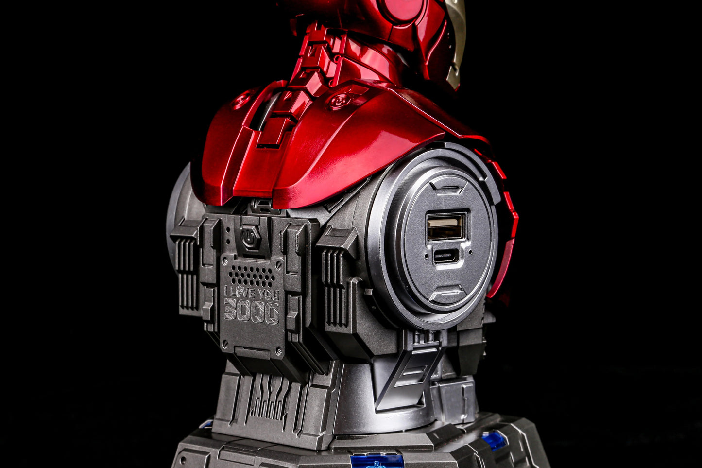 Iron Man MK3 Bust 65W Charging Station 3 in 1 Charger Stand