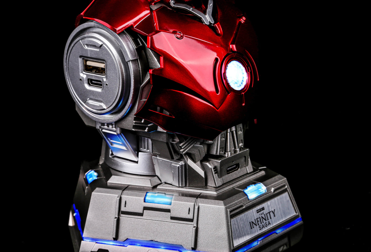 Iron Man MK3 Bust 65W Charging Station 3 in 1 Charger Stand