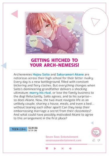 I Got Married to the Girl I Hate Most in Class Vol. 1 by Amano Seiju