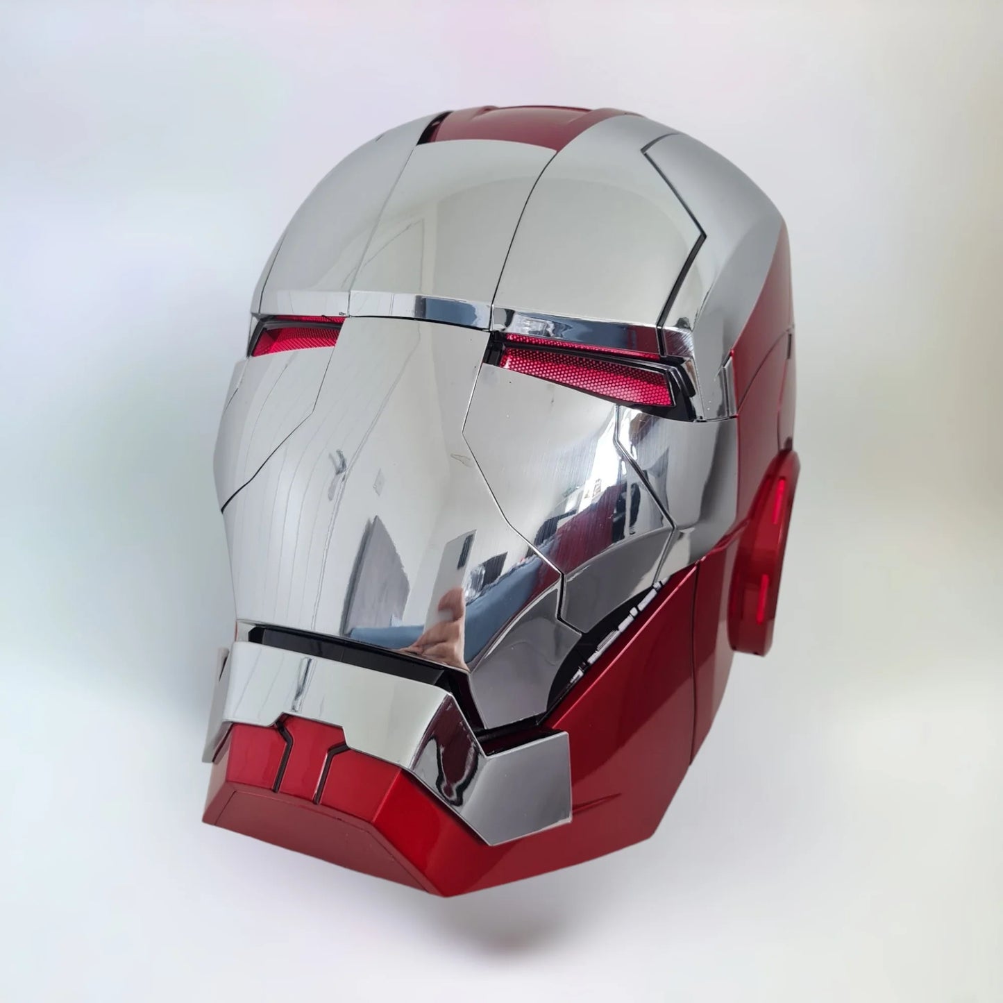 Iron Man MK5 Helmet Silver Edition with Voice Control