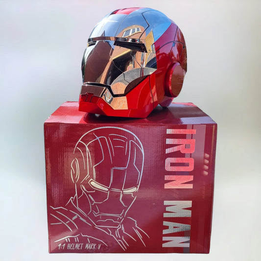 Iron Man MK5 Helmet Silver Edition with Voice Control