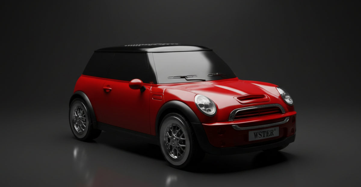 WSTER WS-790 Mini Cooper Model Wireless Car Bluetooth Speaker 5 Watts| FM Radio, USB, TF Card, LED Lights