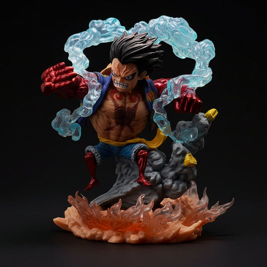 One Piece Monkey D Luffy Gear 4 Action Figure 15cm