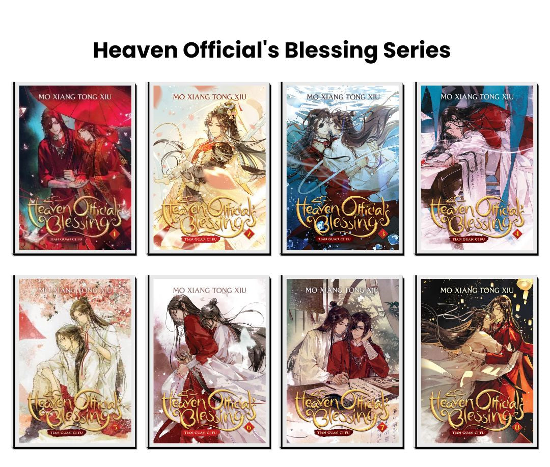 Heaven Official's Blessing (Novel) Vol. 1 to Vol. 8 : Combo Set of 8 (English Edition) By Mo Xiang Tong Xiu (HARDCOVER)