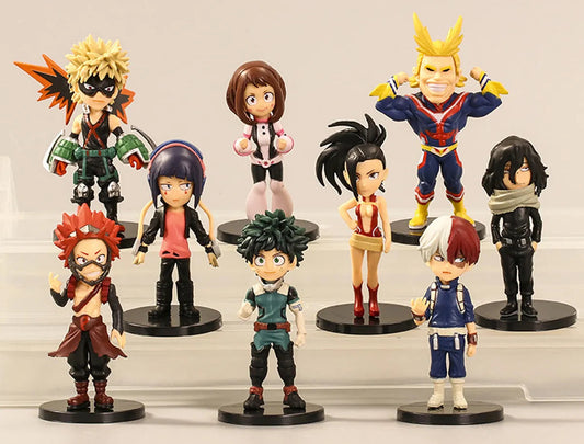 My Hero Academia Set of 8pcs Anime Action Figure