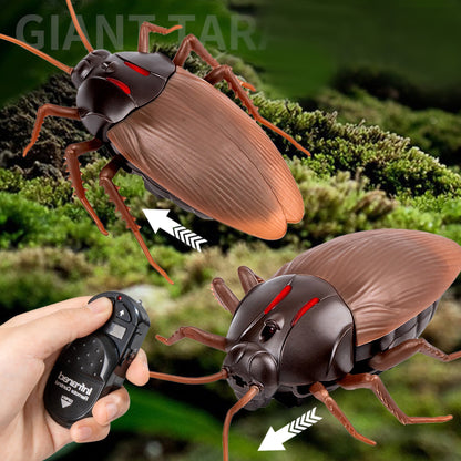 Remote Control Realistic Fake Cockroach RC Prank Insect Toy, Infrared, Scary Trick, Party Surprise Gift