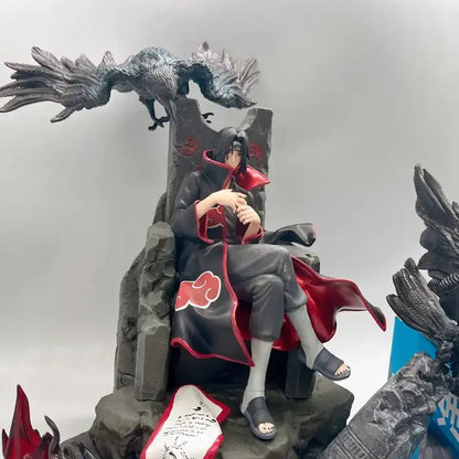 Giant Itachi Crow Sitting On Bloody Chair Premium Action Figure [Limited Edition]