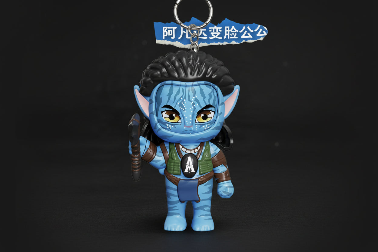 Avatar Face Changing Keychain Pack of 3
