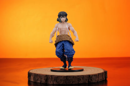Demon Slayer Anime Inosuke Standing Action Figure 15 Cms