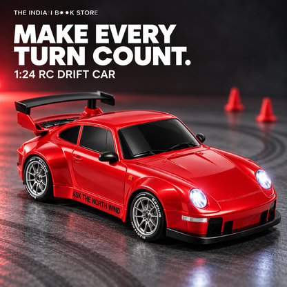 1:24 Drift RC Car Porsch 993 – Red