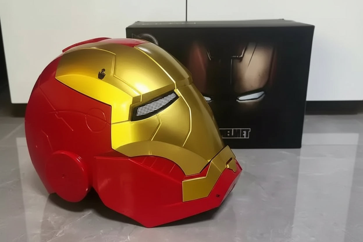 Iron Man Mark X Armor Helmet Light & Sound Voice Touch Sensor (Limited Edition)