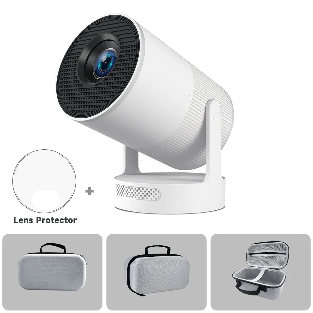 Smart 4K Ultra HD LED Home Cinema Projector: Netflix, Prime, OTT & Education