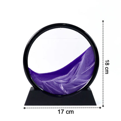 Moving Sand Art Frame Painting Relaxing Liquid Motion Decor Gift for All Occasions