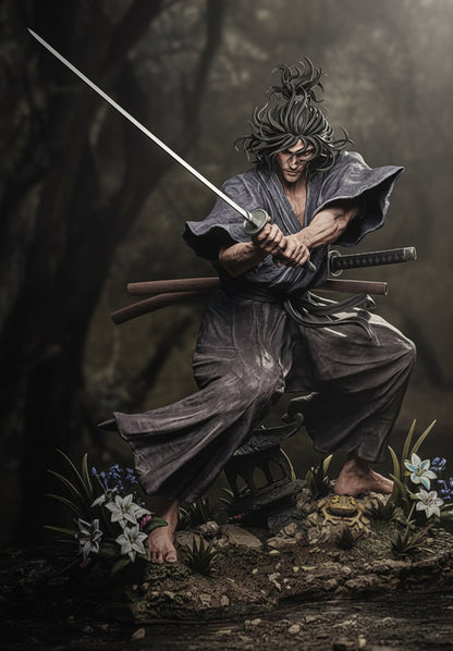Miyamoto Musashi 3D Printed Resin Statue By Tibs 3D Studio – Legendary Samurai Collector Edition