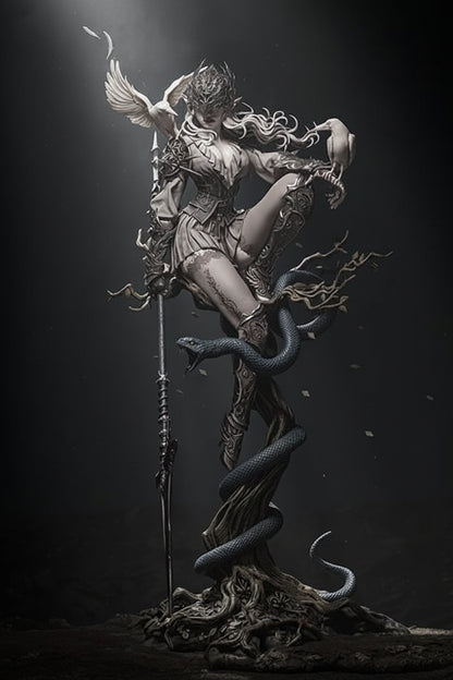 Lenora Queen of Crows Statue – 3D Printed Resin Collectible By Tibs 3D Studio