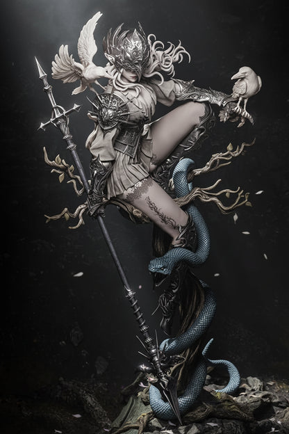 Lenora Queen of Crows Statue – 3D Printed Resin Collectible By Tibs 3D Studio