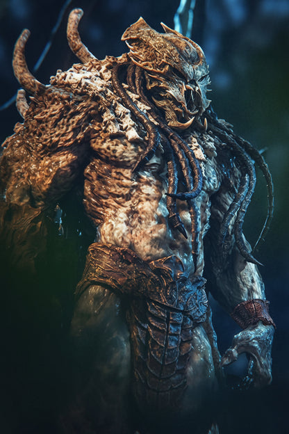 Predator King Statue – 3D Printed Resin Collectible By Tibs 3D Studio – Premium Edition