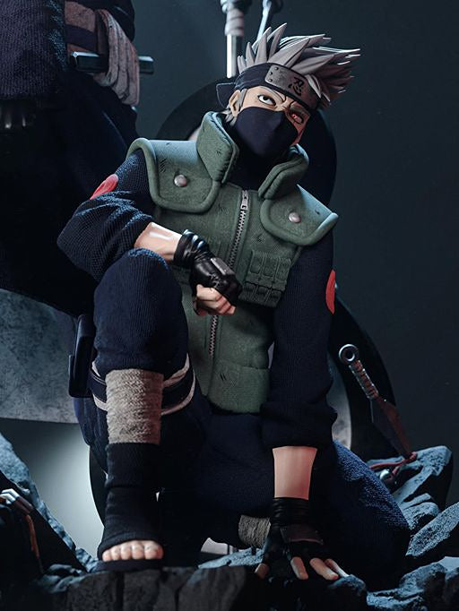Kakashi & Obito Naruto Resin Statue By Tibs 3D Studio – 3D Printed Collector Edition