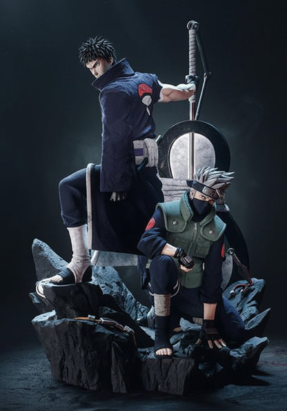 Kakashi & Obito Naruto Resin Statue By Tibs 3D Studio – 3D Printed Collector Edition