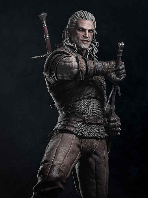 Geralt of Rivia The Witcher 1/6 Scale Resin Statue by Tibs 3D Studio – Premium Collector Edition