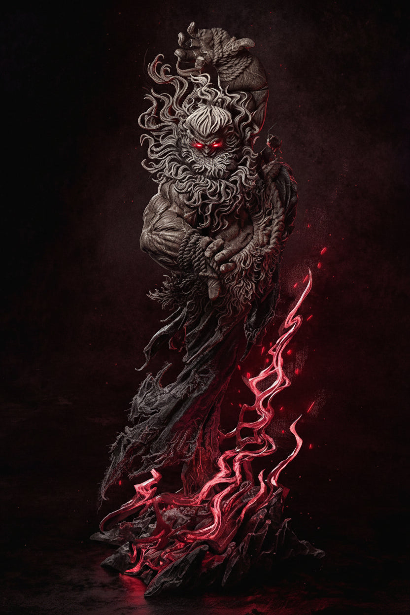 Akuma 3D Printed Resin Statue By Tibs 3D Studio – Dark Myth Collector Edition
