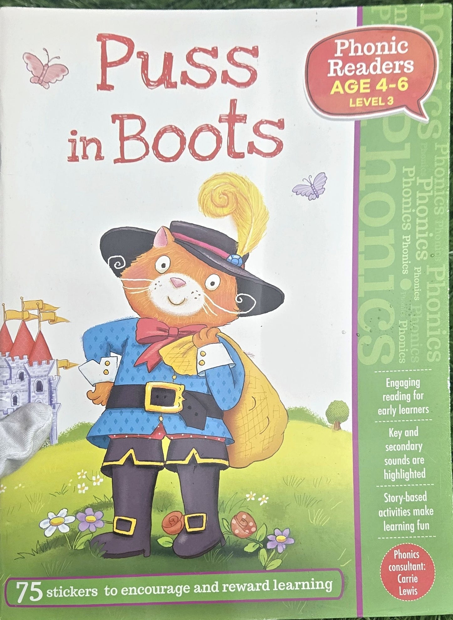 Phonic Readers Age 4-6 Level 3: Puss in Boots By Autumn Publishing