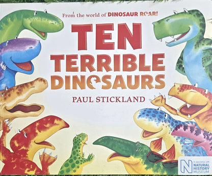 Ten Terrible Dinosaurs by Paul Stickland
