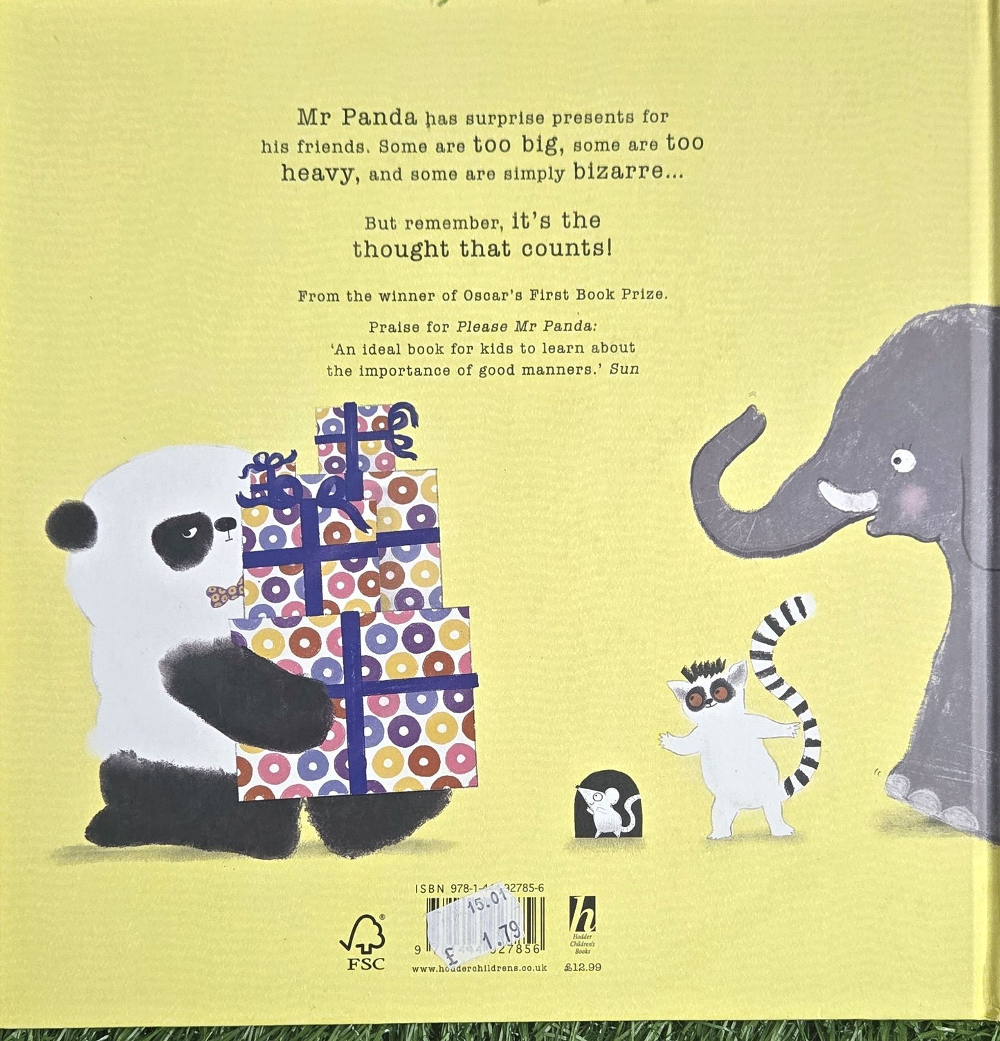 Thank You, Mr. Panda by Steve Antony