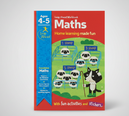 Leap Ahead Workbook: Maths Home Learning Made Fun (Age 4-5) By Igloo