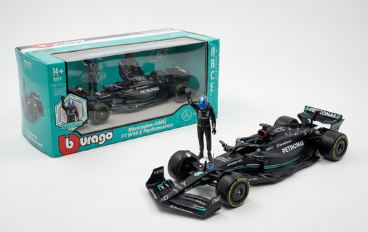 F1 Mercedes AMG W14 E Performance with Pilot #63 (Black)