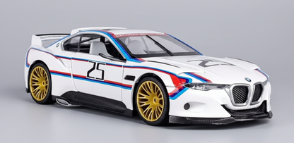 BWM CSL 3.0 HOMMAGE R Car CCA Diecast Model 1:24- Hommage R Metal Toy Cars