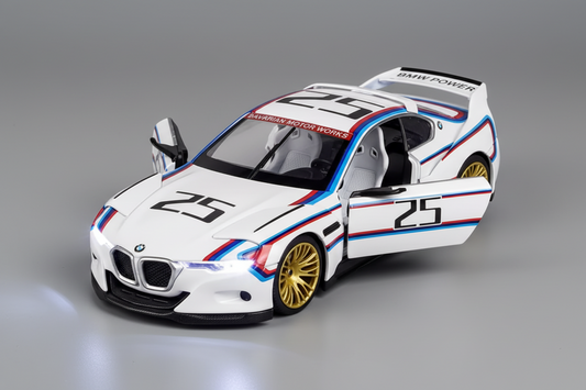 BWM CSL 3.0 HOMMAGE R Car CCA Diecast Model 1:24- Hommage R Metal Toy Cars