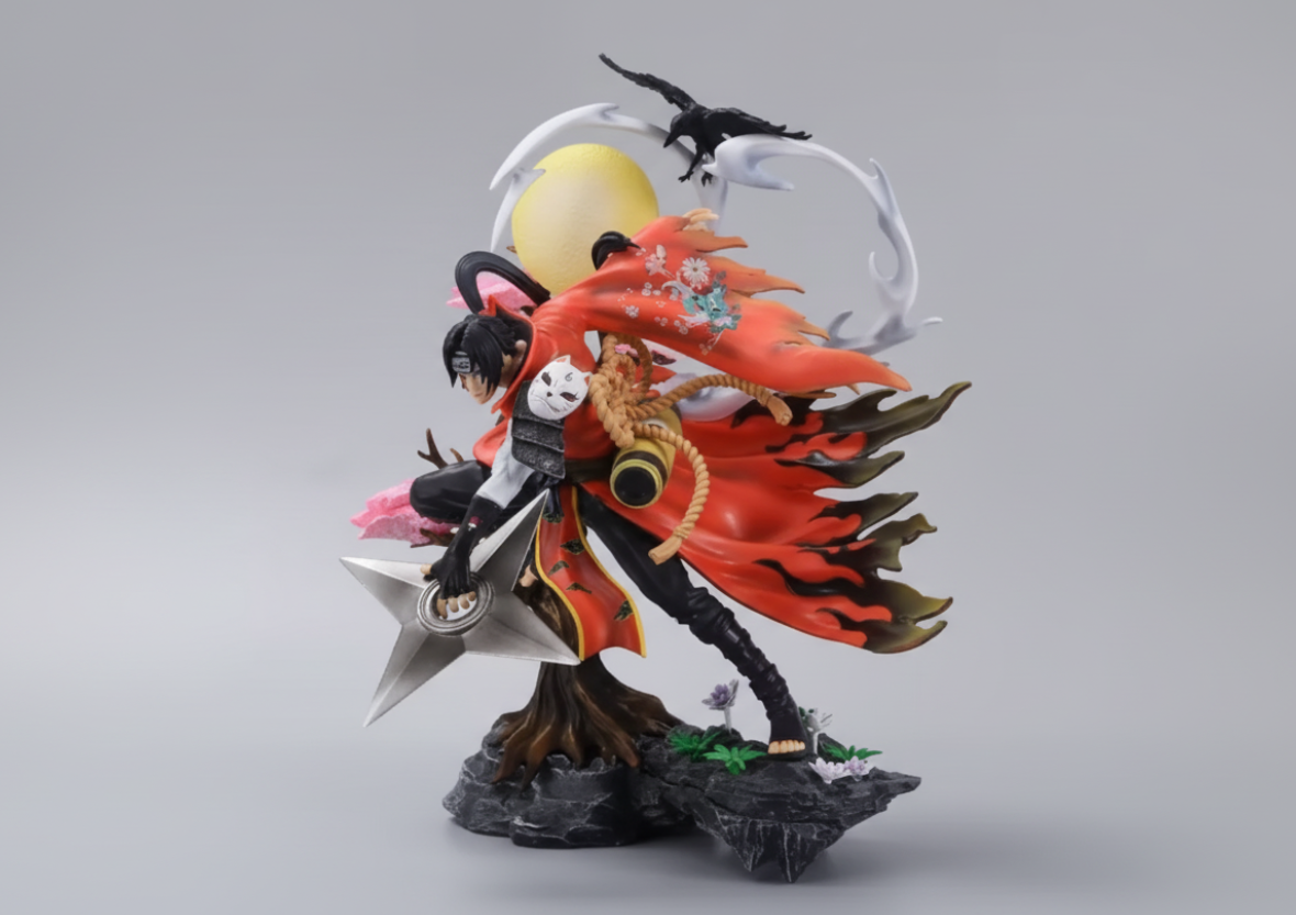 Akatsuki Itachi Uchiha Battle Anime Statue 36cm