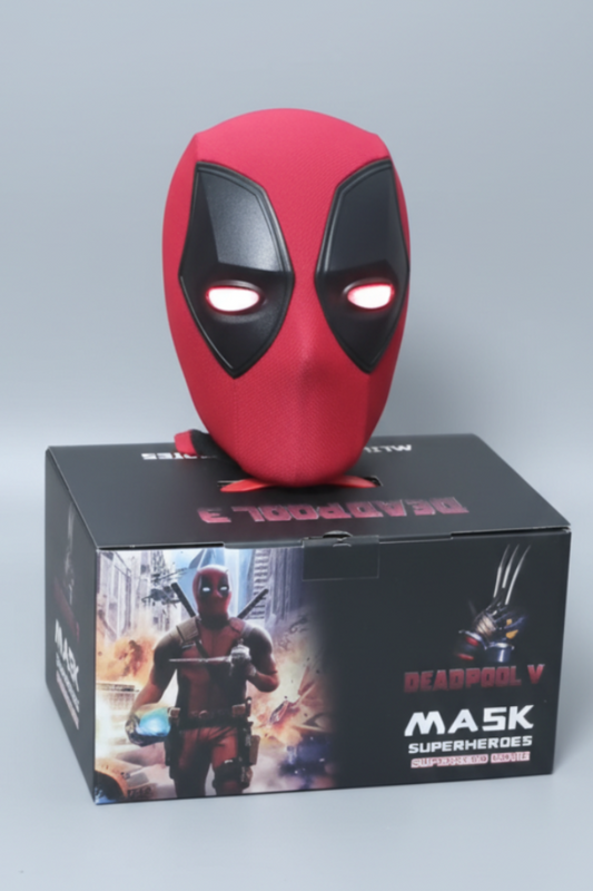 Deadpool Mask with Touch Light Control