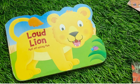 Loud Lion (Die-cut Shaped Animals) Board Book