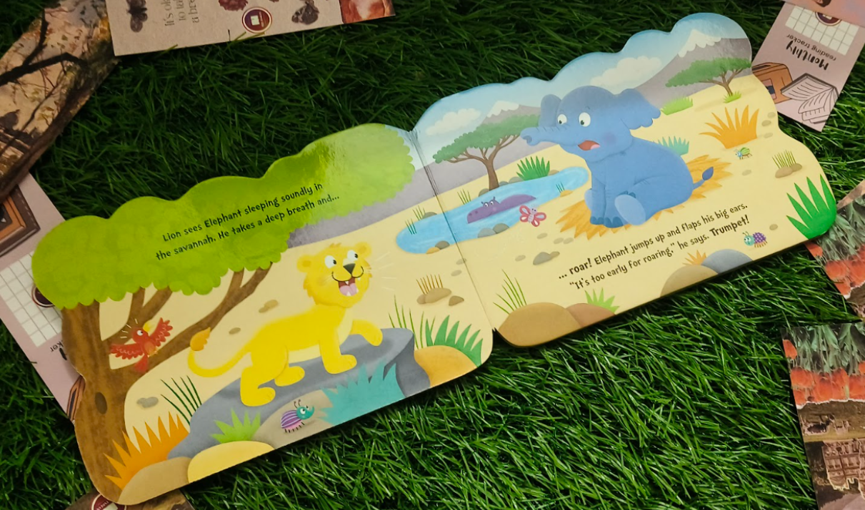 Loud Lion (Die-cut Shaped Animals) Board Book